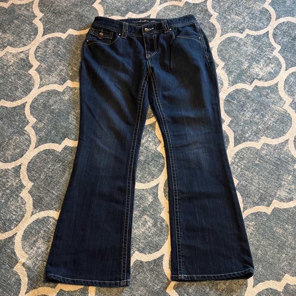 INK Denim Dark Blue Women's Jeans, 8p
